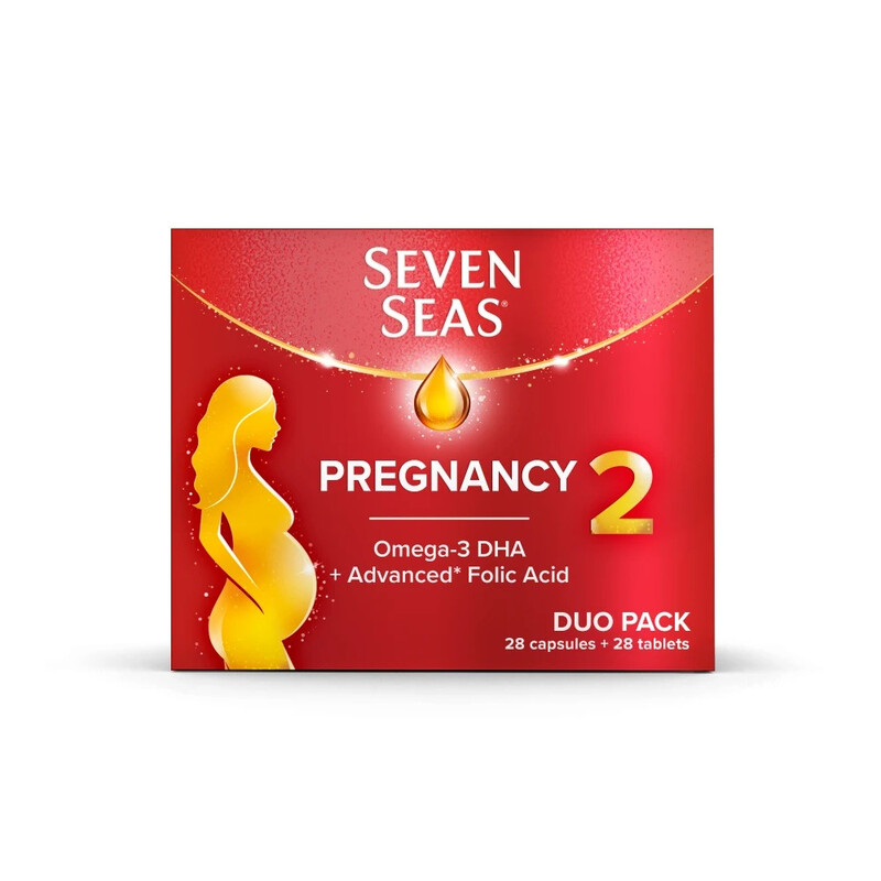Seven Seas Red Pregnancy Vitamins With Omega-3 Dha And Advanced* Folic Acid