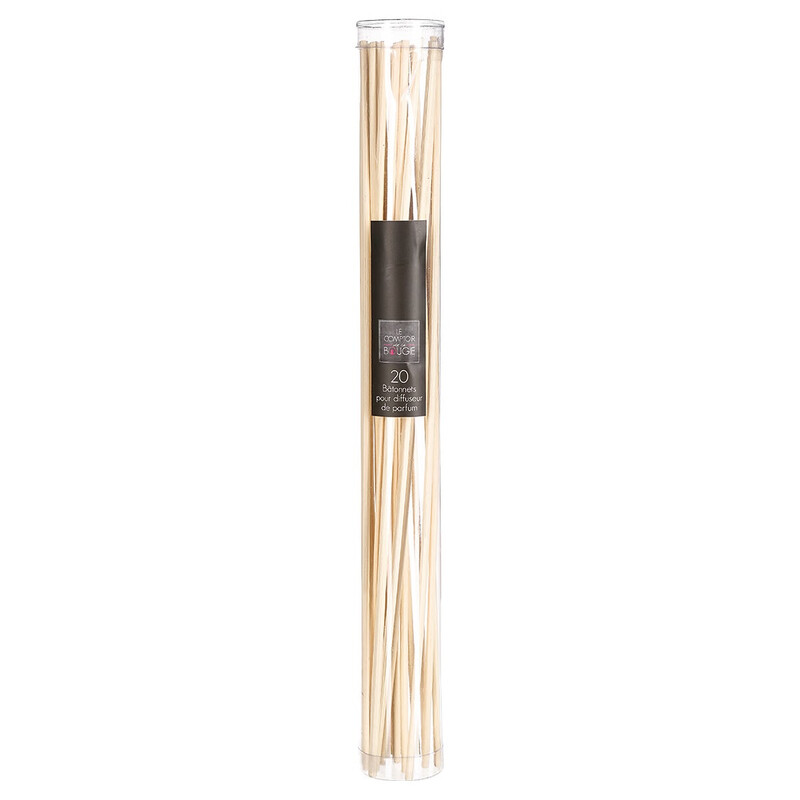 Atmosphera Riet Diffuser Sticks - 25 cm, Natuurlijk, Verpakking van 20