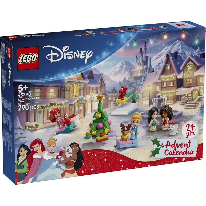 LEGO Disney Princess Adventskalender 2026 Bauspielzeug mit 24 Überraschungen für tägliche Bauaction im Advent