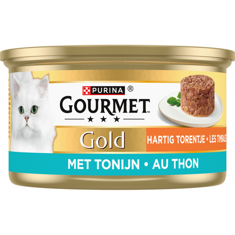 Gourmet Gold kattenvoer blik tonijn 85 g