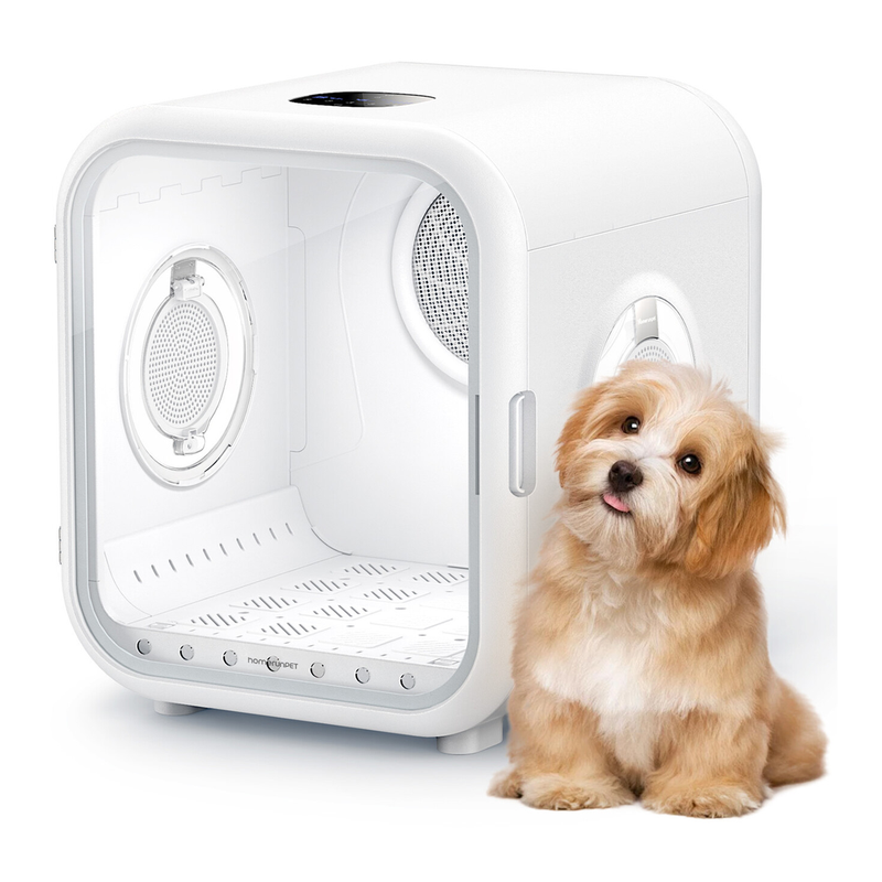 Homerunpet Drybo Plus automatische droogcabine, inhoud 62 liter, 437 x 467 x 486 mm, instelbare temperatuur, warmte-intensiteit, luchtsnelheid en