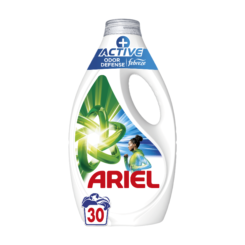 Lessive Liquide Active Odor Defense Febreze Ariel Le Bidon De 1350ml - vue 2