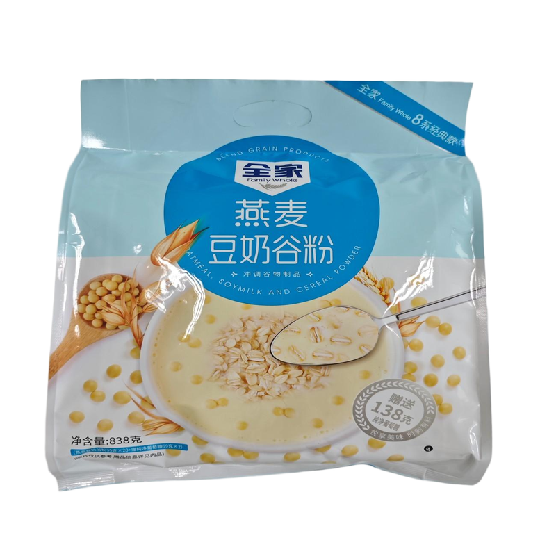 Family Whole Hafermilch Sojamilch Getreidepulver (Inklusive Reiner Glukose) 838 g