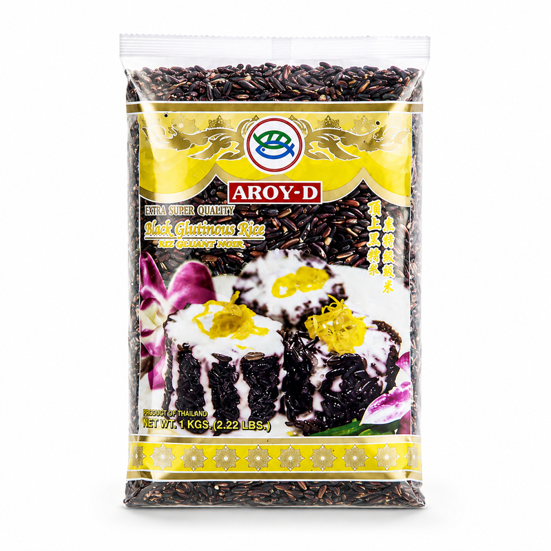 Aroy-D Extra Super Kwaliteit Zwarte Kleefrijst 1 kg