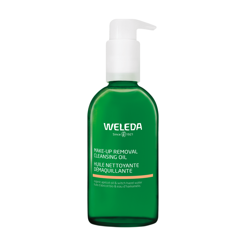 Weleda reinigingsolie & make-up remover - verwijdert waterproof (oog) make-up - reinigt mild & hydrateert - 100% natuurlijke ingrediënten - 150 ml