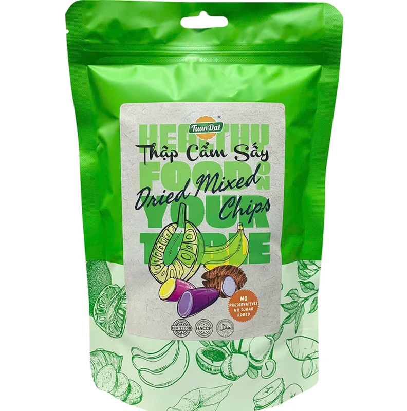 Tuan Dat Chips de Fruits Mixtes 100 g