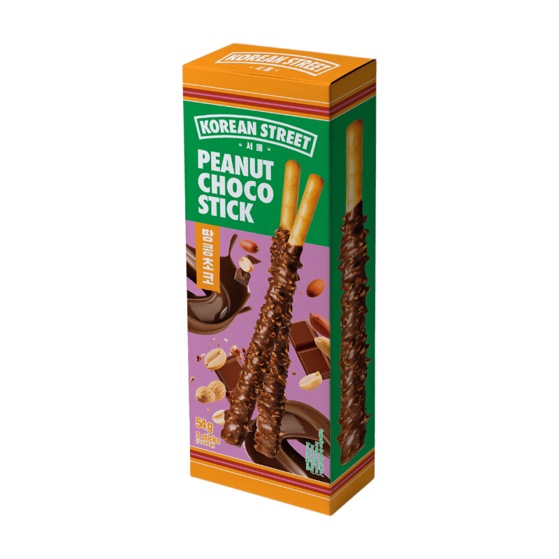 Korean Street Peanut Choco Stick 54g
