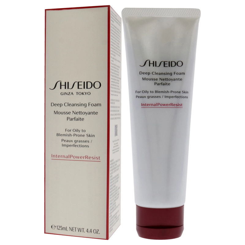 Shiseido Revitalisierende Reinigungsscreme 125ml / Roter Beni Wash 125ml (Tiefenreinigung) für fettige Haut