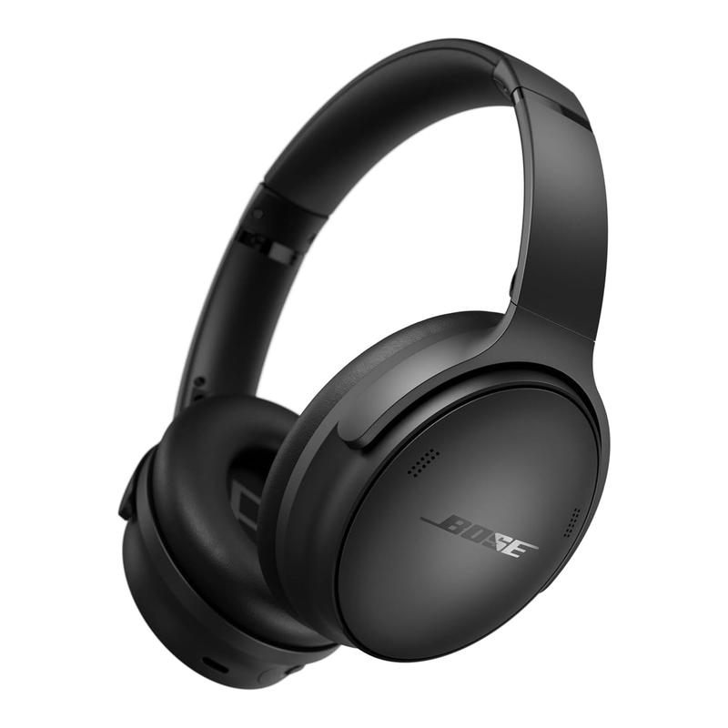 Bose QuietComfort SC kabellose Kopfhörer mit Mikrofon und Noise Cancelling, Bluetooth Over-Ear Kopfhörer mit Noise Cancelling, bis zu 24 Stunden Akkulaufzeit, mit Softcase, Schwarz
