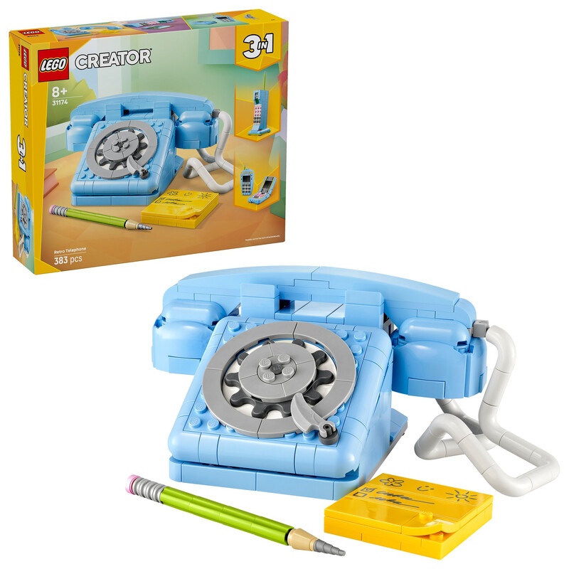 Creator 31174 3-in-1 Retro Telephone