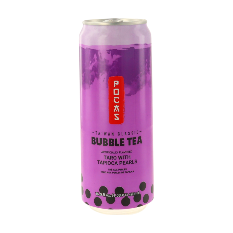 Taro Flavor Bubble Tea with Tapioca Pearls 490ml