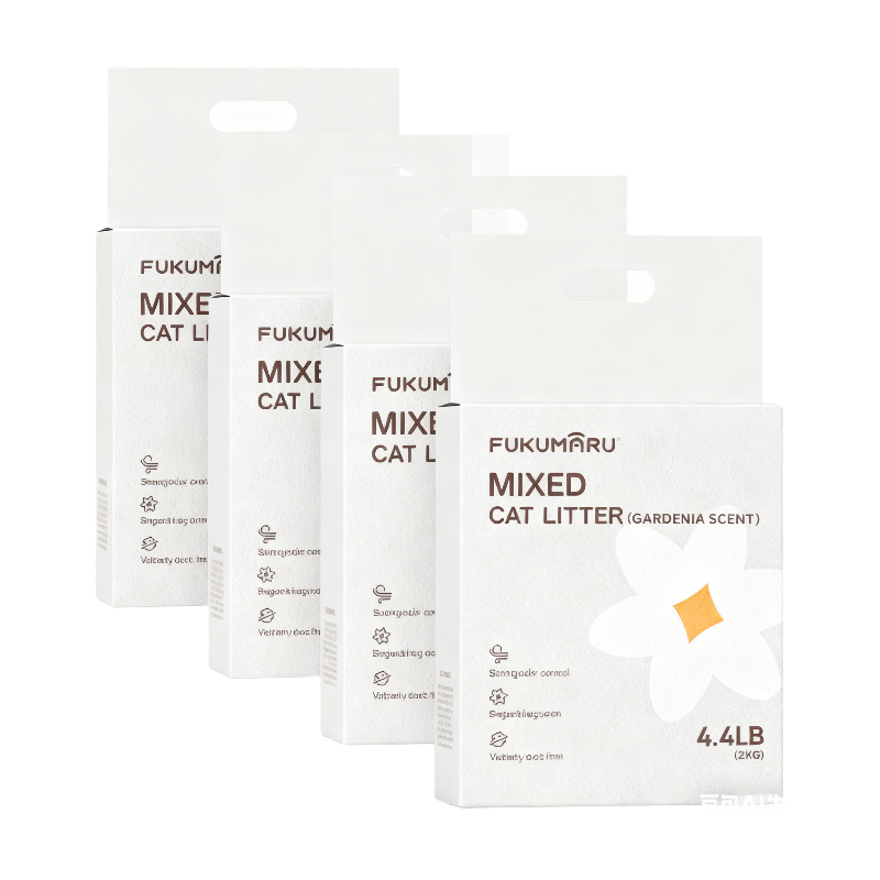 Mixed cat litter(Gardenia scent ) 2kg*4 bags