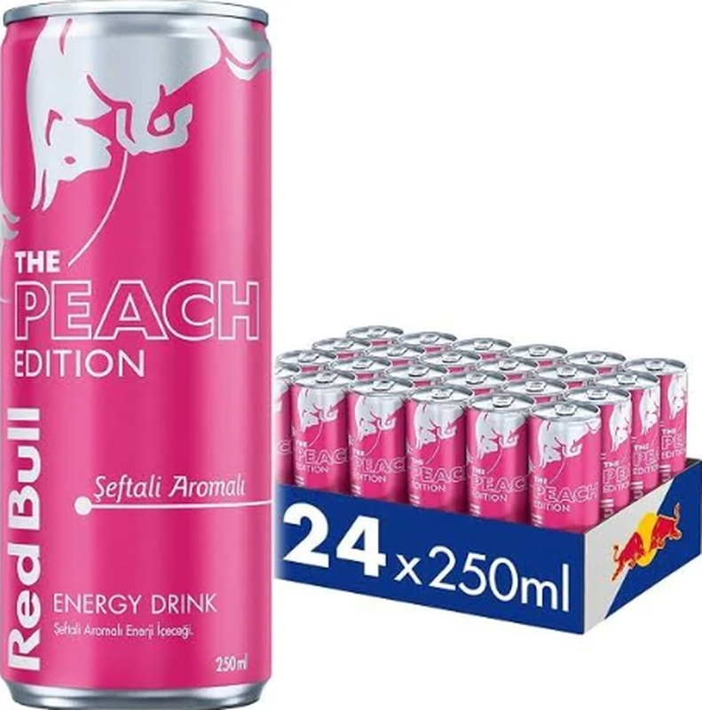 Red Bull Peach Edition 25 cl blik 24-pack