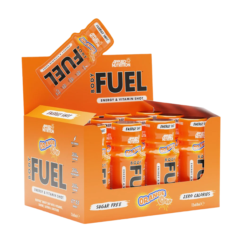 Body Fuel Energy Shot Orange - 12 x 60 ml