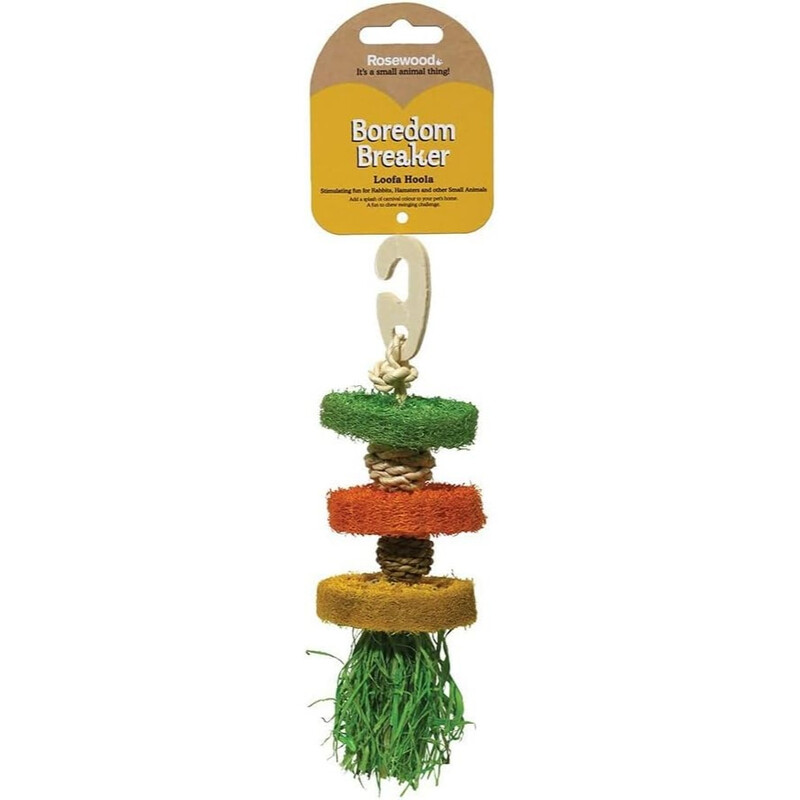 Boredom Breaker Loofa Hoola Toy for Small Animals