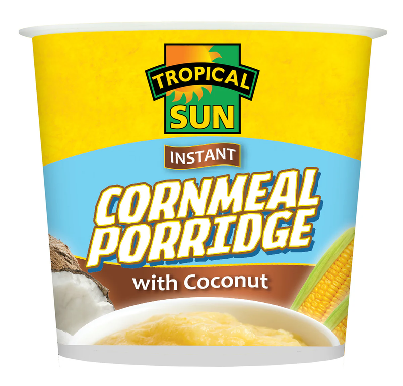 Tropical Sun Cornmeal Porridge Pots Coconut 70G