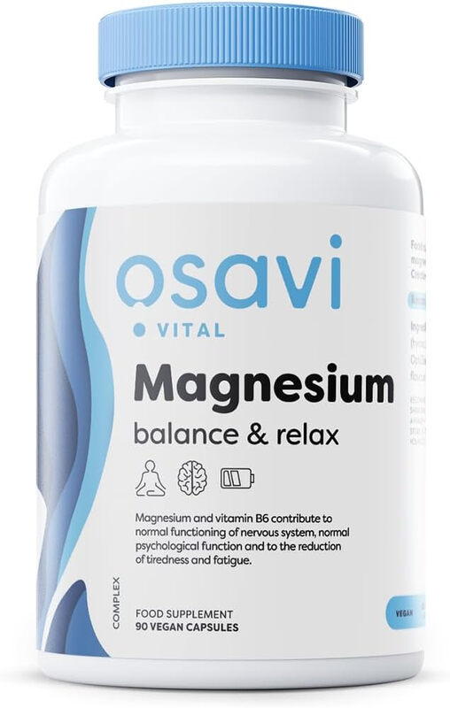 Osavi Magnesium Balance Relax Vegan Capsules - 90 Capsules