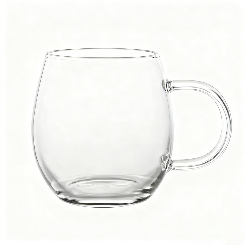 Transparent cup handle Glass Cup Tea Glasses Drinking Glasses Coffee Glass 300ml 1pc