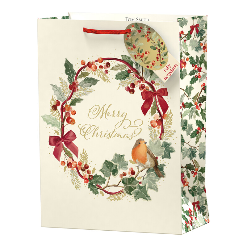 Festive The Christmas Nest FSC Large Gift Bag