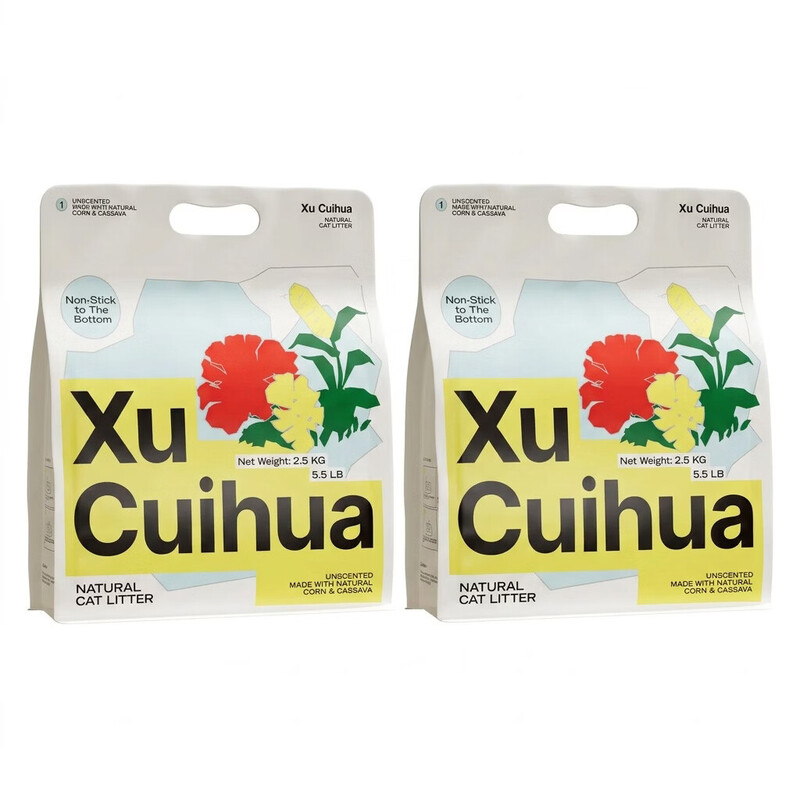Xu Cuihua Pflanzliche Katzenstreu (Originalduft) 2,5 kg *2
