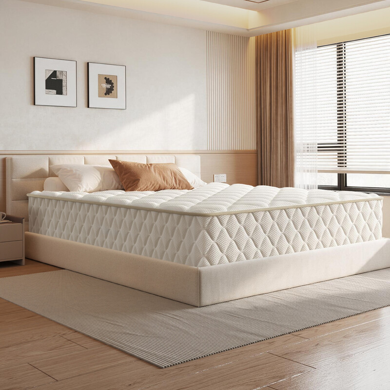 GTIMEX veringmatras, Matras 140 x 200 cm, 7-Zones, 22 cm Hoogte, Ergonomisch en Ademend, Hardheidsgraad H3, met Hoeslaken, 10 Lagen Hoogwaardig Materiaal