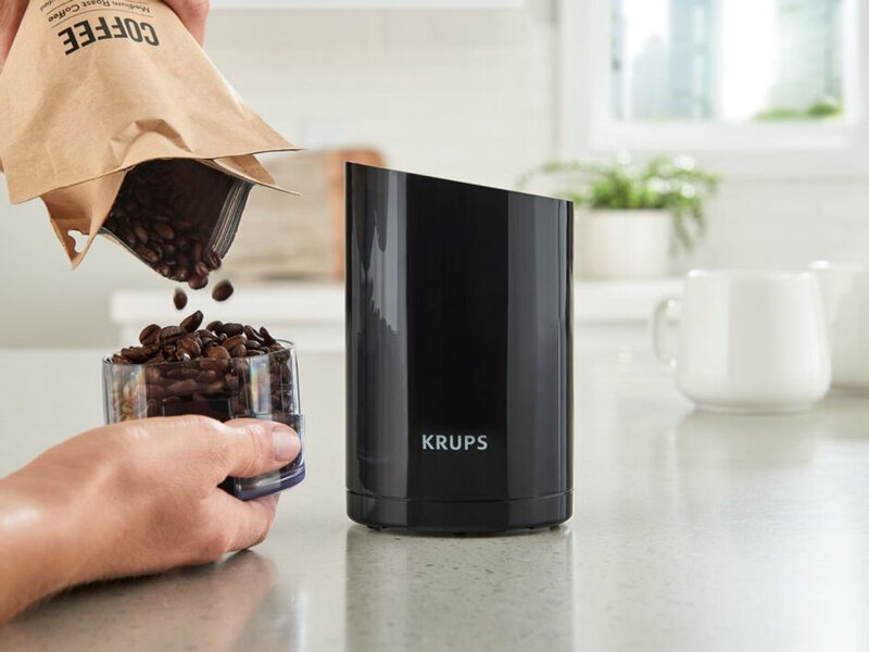 Krups One-Touch Koffie- en Kruidenmolen Hakmolen 200W 12 Kops Zwart
