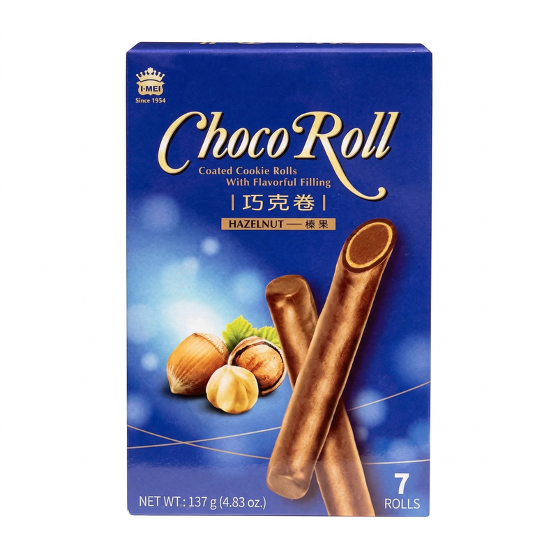 Yi Mei I Mei Hazelnut Choco Roll 137G