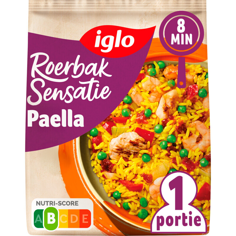 Iglo Roerbak Paella - 450 g