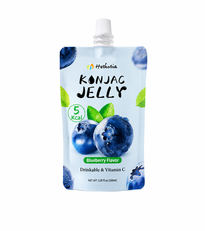 Hethstia Konjac Jelly Bosbes 155 g