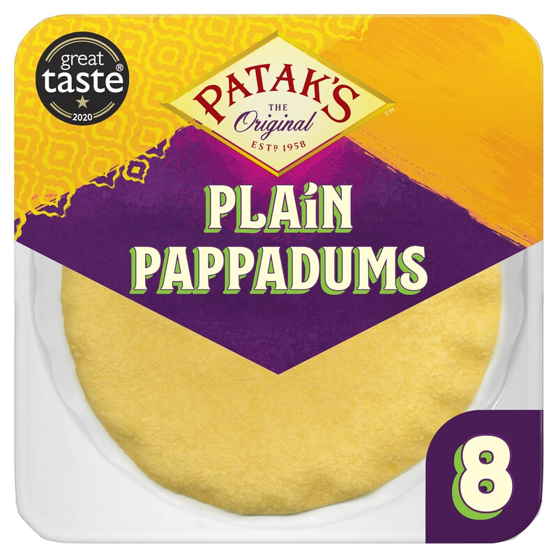 Patak's Pappadums 8 Pack