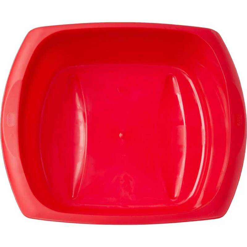 Large Rectangular Washing Up Bowl, 9.5L - Red