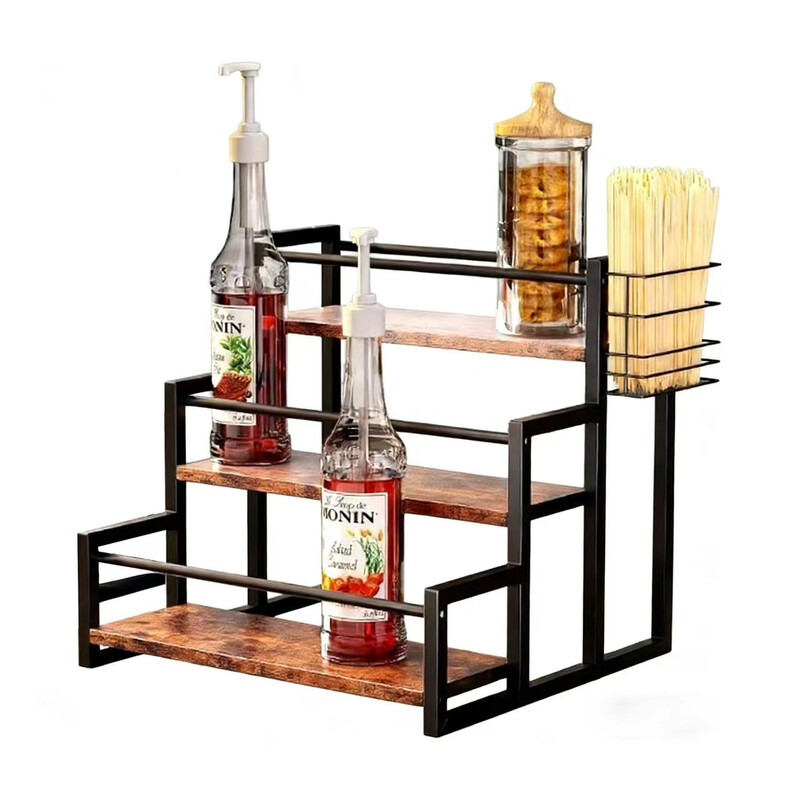 Tiered Countertop Syrup & Condiment Rack-1 Pack