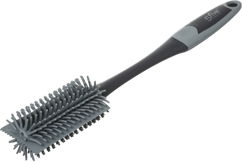 5five Rubber Bottle Brush - 35 cm, Grijs