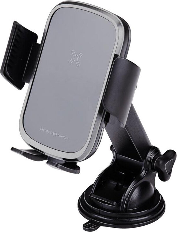 Dunlop Phone Holder and Wireless Charger - Qi, Black