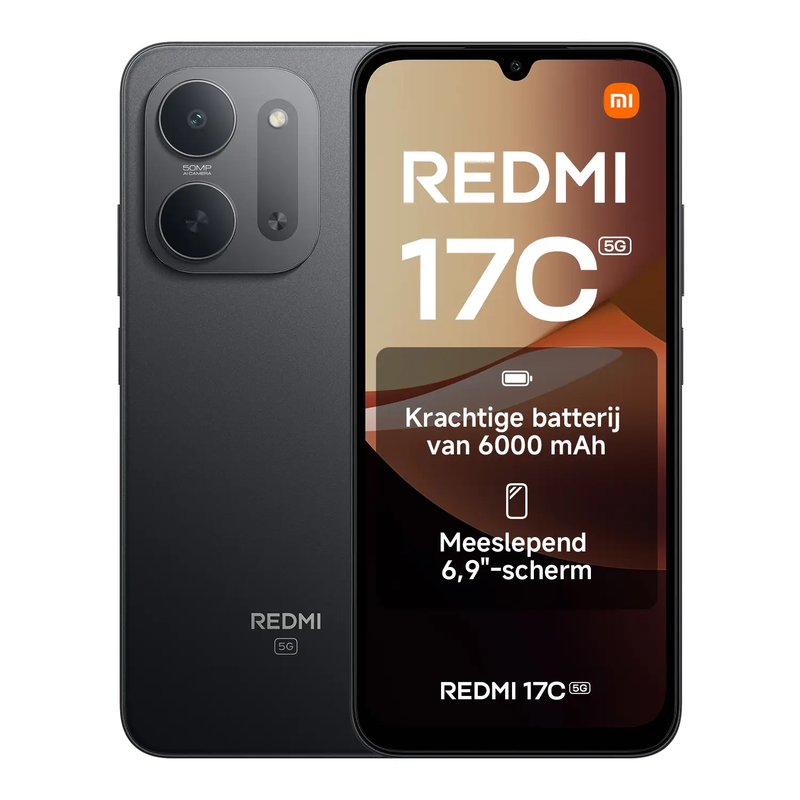 REDMI 17C 5G Zwart 4G RAM 128G ROM