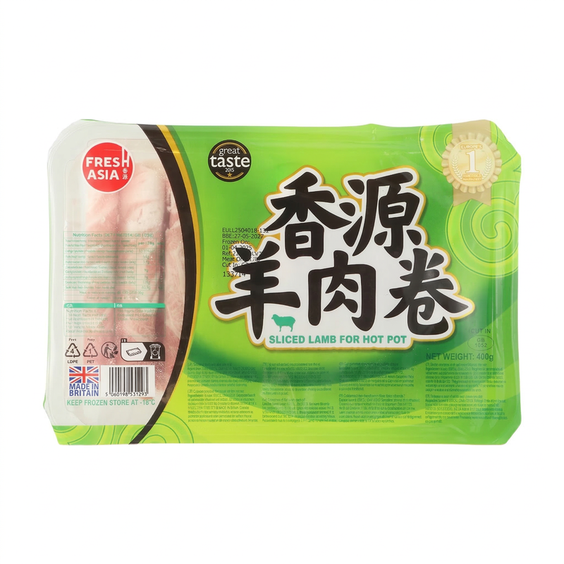 Freshasia Sliced Lamb For Hot Pot 400G