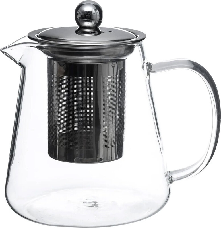 Secret de Gourmet Glazen Theepot - 800 mL, Transparant
