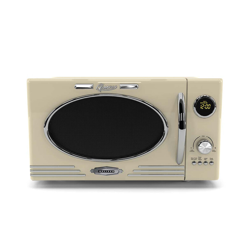 MELISSA Magnetron met grill | 800 W | 23 liter inhoud | 12 programma's | 5 vermogensstanden | Ontdooien | 60-minuten timer | Crème