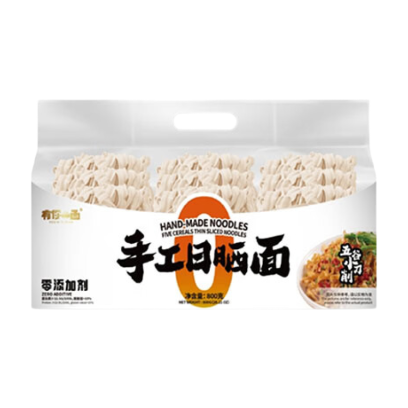 Huiji handgemachte You-Ni-Yi-Mian-Nudeln (dünn geschnittene Fünf-Korn-Nudeln), 800 g