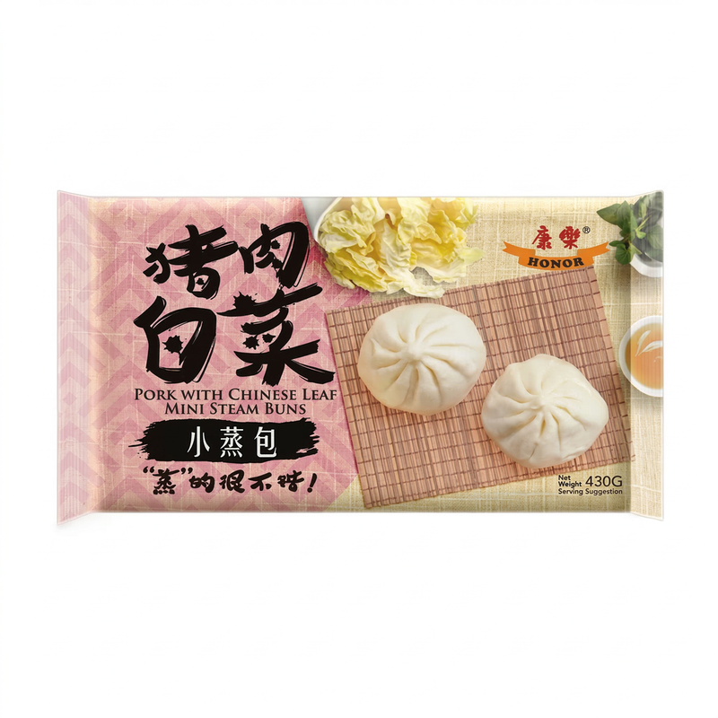 Honor Mini Bun - Pork With Chinese Leaves 430G