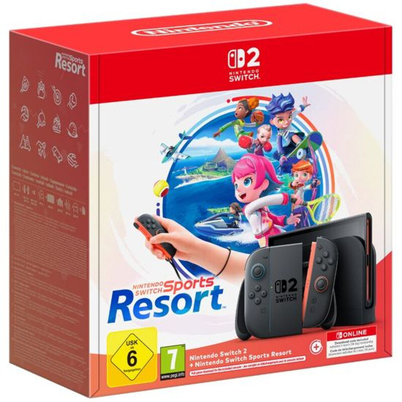 Console Nintendo Switch 2 • & + Nintendo Switch Sports Resorts Code + dabonnement NSO Code - vue 3