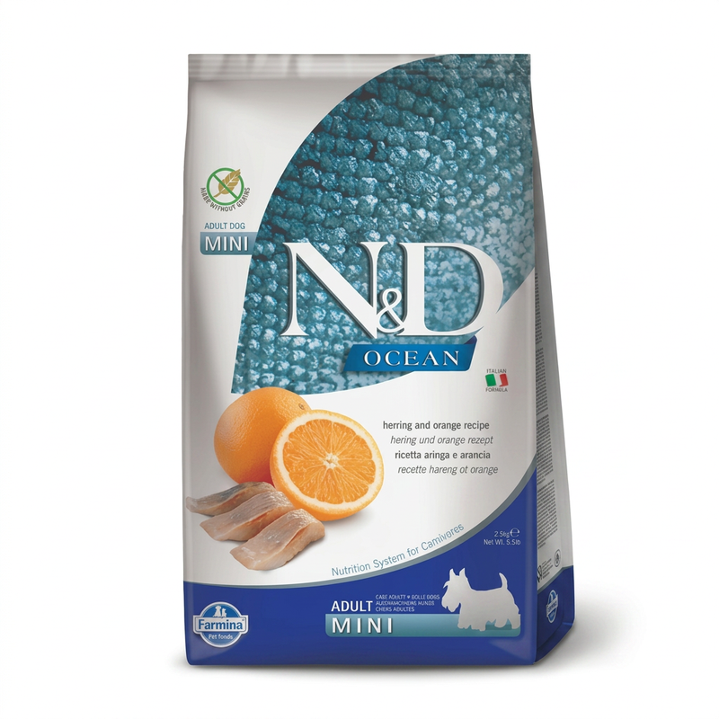 Farmina Hering & Orange Geschmack Adult Miniaturhund Packung 2,5 kg