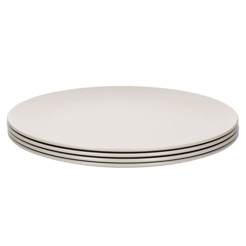 Kitchencraft Natural Elements Eco-Friendly Recycled Plastic Dinner Plates, Set Of Four, 25.5Cm