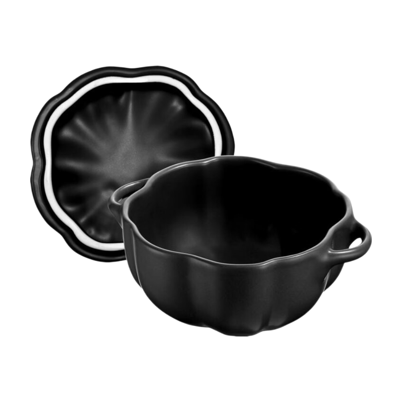 Staub Ceramique Cocotte, 15 cm | Schwarz | Kürbis | Keramik