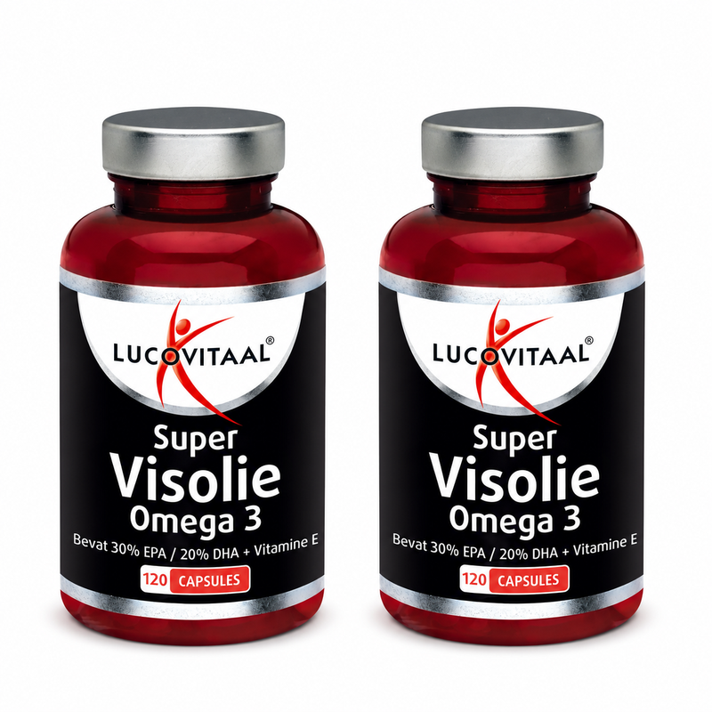 Lucovitaal Visolie Super Omega 3 - 2 x 120 capsules