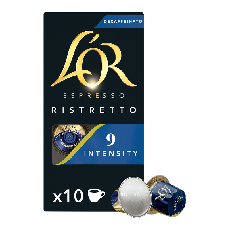 L'or Espresso Ristretto Decaffeinato X 10 Capsules 52G