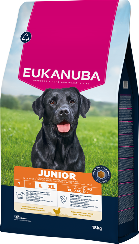 Eukanuba Life Care hond junior groot kip 15 kg