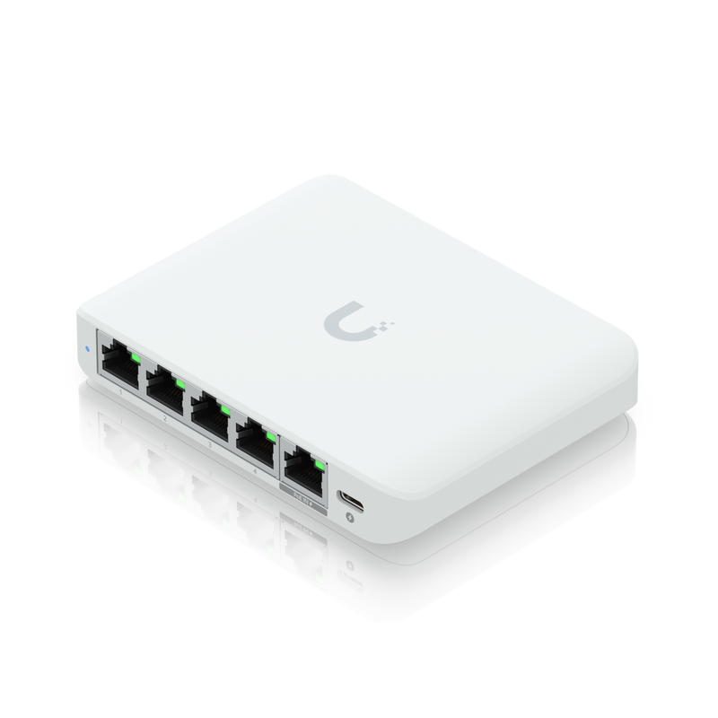 Ubiquiti UniFi Flex Mini 2,5G Managed 2,5G-Ethernet (100/1000/2500) Power over Ethernet (PoE) Desktop Weiß