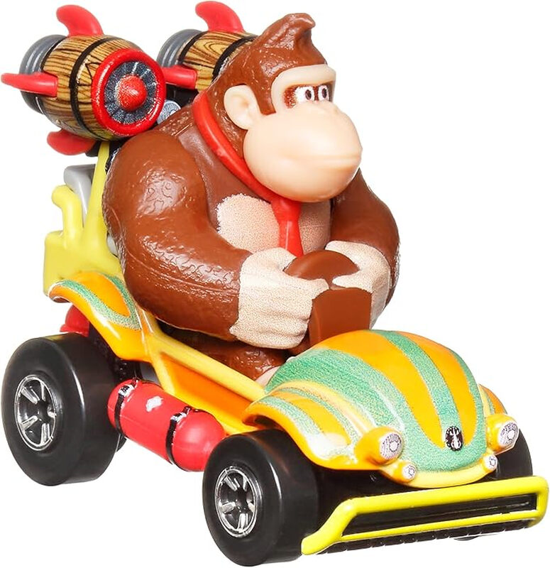 Mario Kart Figuren und Karts als Hot Wheels Die-Cast Fahrzeuge 1:64 Maßstab GBG25