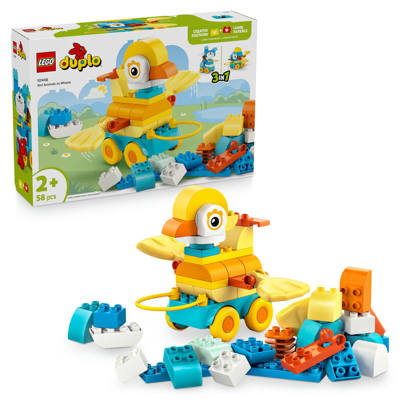 DUPLO Town 10448 3 in 1 Animals on Wheels